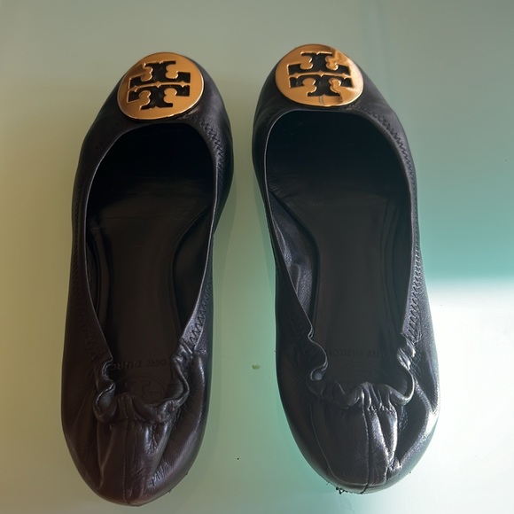 Tory Burch Black Ballet Flats - Picture 5 of 6
